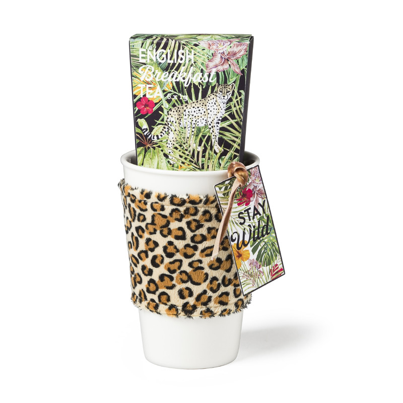 Mok giftset luipaard - thee